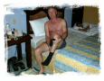Sur le lit (bas noir)